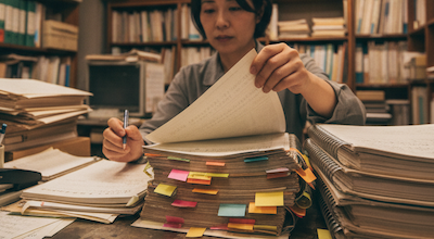 手書き管理の限界